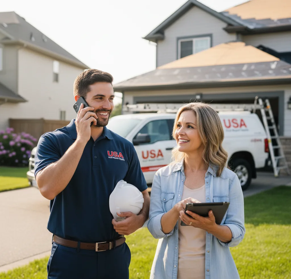 USA Roof Repair Experts customer support in Wood River